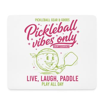 Pickleball-Vibes Nur lustiger Spieler liebt Pickleball - Mousepad (Querformat) - Weiß - Vorne