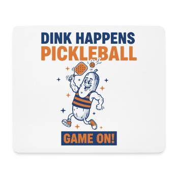 Pickleball Dink se passe Joueur drôle - Tapis de souris (format paysage) - blanc - Devant