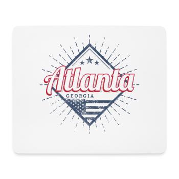 Atlanta en Géorgie, États-Unis, souvenir - Tapis de souris (format paysage) - blanc - Devant