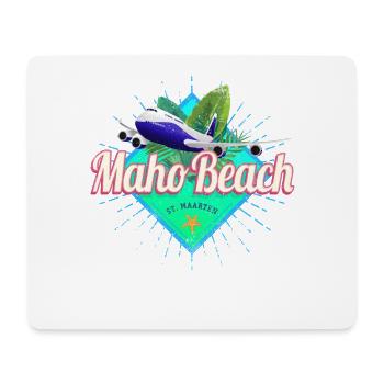 St. Maarten Flugzeug Karibik Vintage Souvenir - Mousepad (Querformat) - Weiß - Vorne