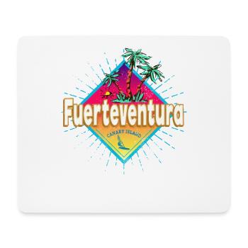 Souvenir des Îles Canaries surfeurs de Fuerteventura - Tapis de souris (format paysage) - blanc - Devant