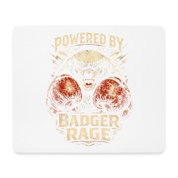 Blaireau miel Blaireau miel Animal - Tapis de souris (format paysage) - blanc - Devant