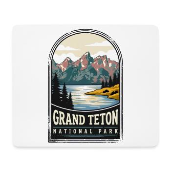 Grand Teton National Park - Mousepad (Querformat) - Weiß - Vorne