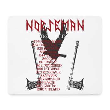 Viking Valhalla World Tour Norse Mythology - Mouse Pad (horizontal) - white - Front