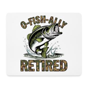 Angeln Angler Fischer Fisch Lustiges Angler Spruch - Mousepad (Querformat) - Weiß - Vorne