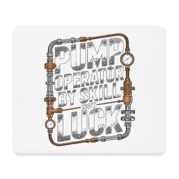 Fire Engineer Pump Operator By Fire Department - Mousepad (Querformat) - Weiß - Vorne