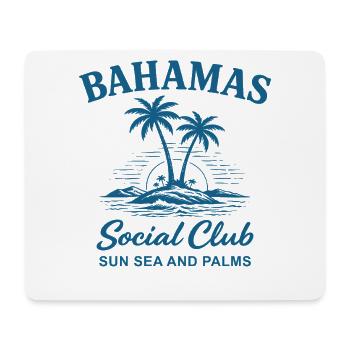 Bahamas Social Club Sun Sea And Palms - Mouse Pad (horizontal) - white - Front