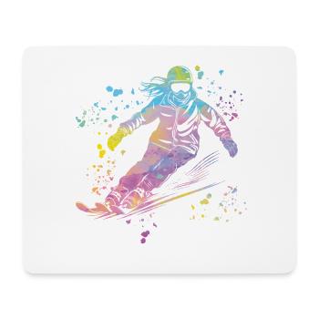 Alpine skiing Winter sports Nordic skiing - Mouse Pad (horizontal) - white - Front
