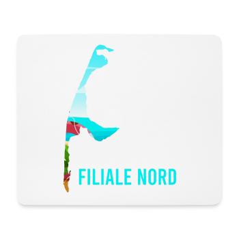 Nordsee Urlaub IBIZA FILIALE NORD Lustiges - Mousepad (Querformat) - Weiß - Vorne