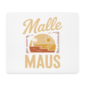 Mallemaus JGA Frauen Mallorca Fan Party Malle Maus - Mousepad (Querformat) - Weiß - Vorne