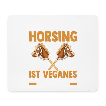 Steckenpferd Hobbyhorse Hobby Horsing - Mouse Pad (horizontal) - white - Front