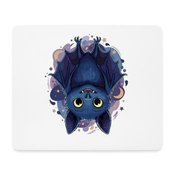 Mondschein Fledermaus Neon - Mousepad (Querformat) - Weiß - Vorne