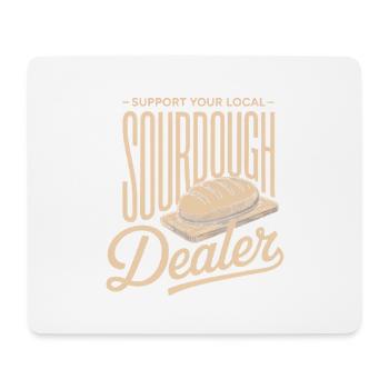 Lokaler Sauerteighändler - Mousepad (Querformat) - Weiß - Vorne