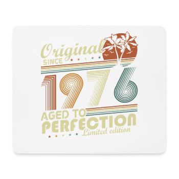 Original 1976 Vintage Retro Geburtstag Geschenk - Tapis de souris (format paysage) - blanc - Devant