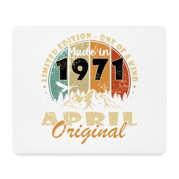 1971 Alpen Edition Original - Mousepad (Querformat) - Weiß - Vorne