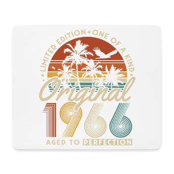 1966 Jahrgang geboren Vintage Geburtstag Geschenk - Mousepad (Querformat) - Weiß - Vorne