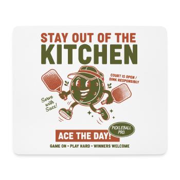 Pickleball Funny Player Pickle Ball Stay Out Of - Mouse Pad (horizontal) - white - Front