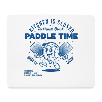Pickleball-Küche ist geschlossen, Paddelzeit. Lustig. - Mousepad (Querformat) - Weiß - Vorne