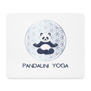 Funny Panda Yoga Gift Meditation Kundalini - Mouse Pad (horizontal) - white - Front