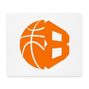 NO. 8 BASKETBALL NUMBER 8 BASKETBALL 8TH BIRTHDAY - Mouse Pad (horizontal) - white - Front