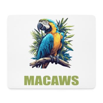 Aras Ara - Mousepad (Querformat) - Weiß - Vorne