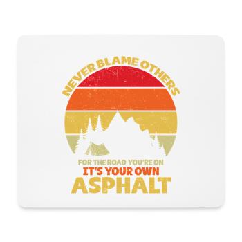 Camping Scouts Mountain Hiking Forest Campers - Mouse Pad (horizontal) - white - Front