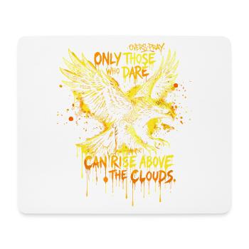 Goldener Adler Tribal Rise - Mousepad (Querformat) - Weiß - Vorne