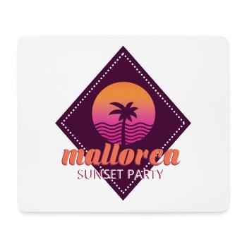 Mallorca Sunset Party - Mouse Pad (horizontal) - white - Front