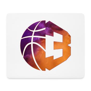 NUMMER 3 BASKETBALL 3. GEBURTSTAG - Mousepad (Querformat) - Weiß - Vorne