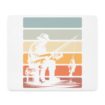 Fishing Anglers - Mouse Pad (horizontal) - white - Front