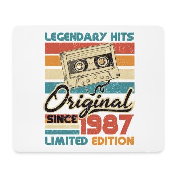Original seit 1987 - Mousepad (Querformat) - Weiß - Vorne
