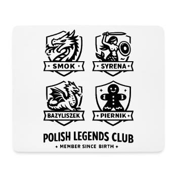 Polish Legends Club Member Since Birth - Mouse Pad (horizontal) - white - Front