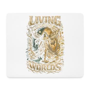 Fairycore Fee Gotisch - Mousepad (Querformat) - Weiß - Vorne