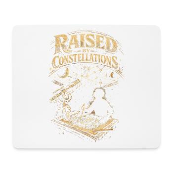 Astronomie Astronom Raised By Constellations - Mousepad (Querformat) - Weiß - Vorne