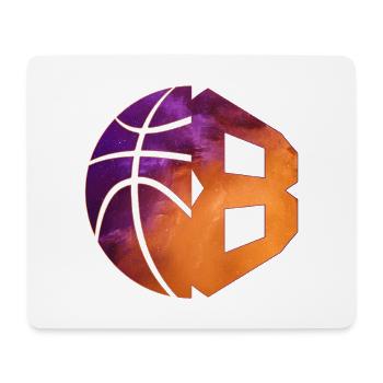 NUMMER 8 BASKETBALL 8. GEBURTSTAG - Mousepad (Querformat) - Weiß - Vorne