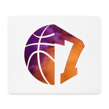 NUMÉRO 7 BASKETBALL 7E ANNIVERSAIRE - Tapis de souris (format paysage) - blanc - Devant