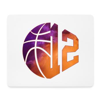 NUMBER 12 BASKETBALL 12TH BIRTHDAY - Mouse Pad (horizontal) - white - Front