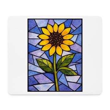 Yellow Sunflowers Flowers Sunflower Graphics - Mouse Pad (horizontal) - white - Front