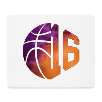 NUMÉRO 16 BASKETBALL 16E ANNIVERSAIRE - Tapis de souris (format paysage) - blanc - Devant
