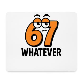 Six Seven Whatever Italian Brainrot Humor Meme  - Mousepad (Querformat) - Weiß - Vorne