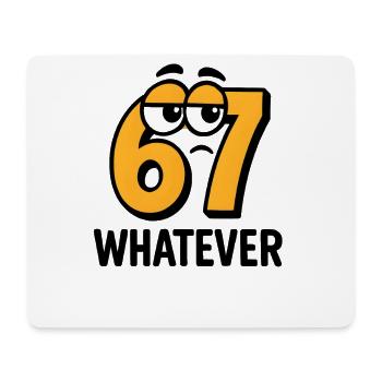 Six Seven Whatever Italian Brainrot Humor Meme  - Mousepad (Querformat) - Weiß - Vorne