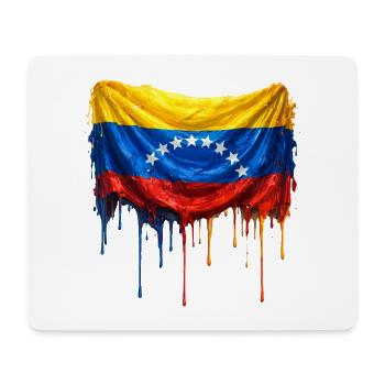Venezuela Drop Flag - Mouse Pad (horizontal) - white - Front