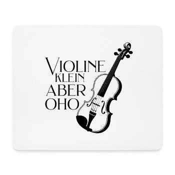 Violon - Petit mais très drôle de proverbe pour violon - Tapis de souris (format paysage) - blanc - Devant