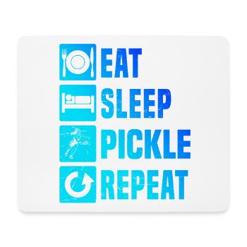 Pickleball Fan Geschenk für Pickleballspieler Fans - Mousepad (Querformat) - Weiß - Vorne