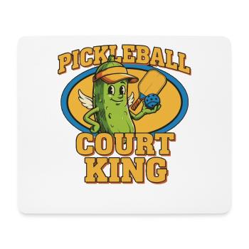 Pickleball Court King Lustiger Spieler Pickleball - Mousepad (Querformat) - Weiß - Vorne