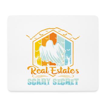 Ghost Hunter Halloween English Saying - Mouse Pad (horizontal) - white - Front