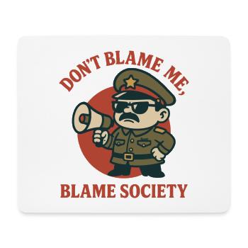 Gib mir nicht die Schuld, Sheriff - Mousepad (Querformat) - Weiß - Vorne