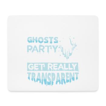 Ghost Hunter Halloween English Saying - Mouse Pad (horizontal) - white - Front