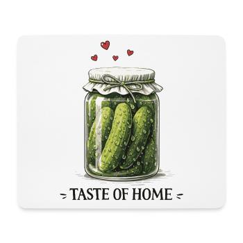 Taste Of Home Pickle Jar - Mouse Pad (horizontal) - white - Front