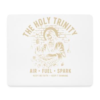 Étincelle de carburant d’air de la Sainte-Trinité - Tapis de souris (format paysage) - blanc - Devant
